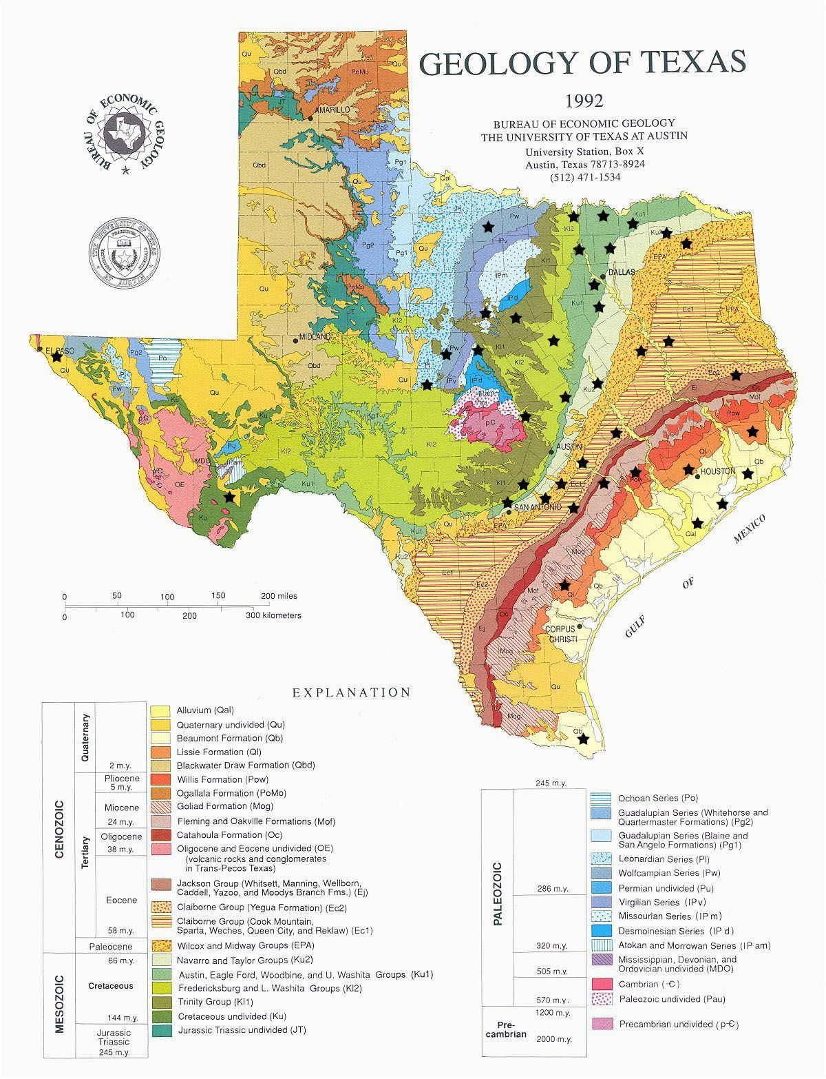 Map Of Midland Texas Geologically Speaking there S A Little Bit Of Everything In Texas