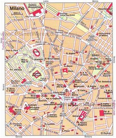 Map Of Milano Italy 9 Best Milan Map Images Milan Map Cartography Drawings