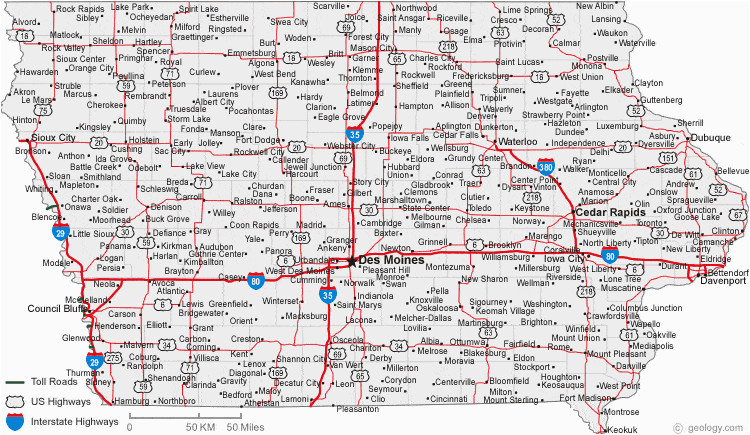 Map Of Minnesota and Iowa Map Of Iowa Cities Iowa Road Map