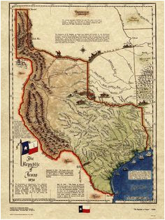 Map Of Republic Of Texas In 1836 86 Best Texas Maps Images Texas Maps Texas History Republic Of Texas