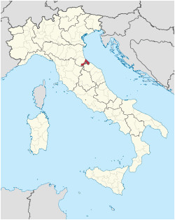 Map Of Rimini Italy Province Of Rimini Wikipedia