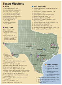 Map Of Spanish Missions In Texas Texas Missions Map Business Ideas 2013