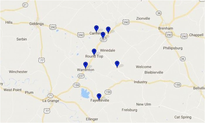 Map Of Spring Branch Texas Maps Antiqueweekend Com Online Directory for the Round top