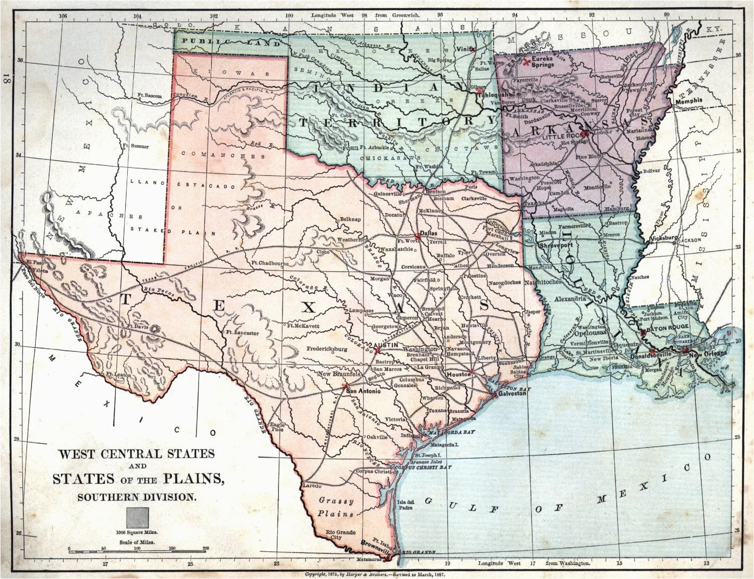 Map Of Texas and Oklahoma Texas Oklahoma Border Map Maplewebandpc Com