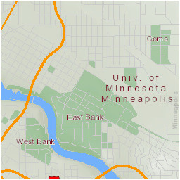 Map Of University Of Minnesota East Bank Campus Maps