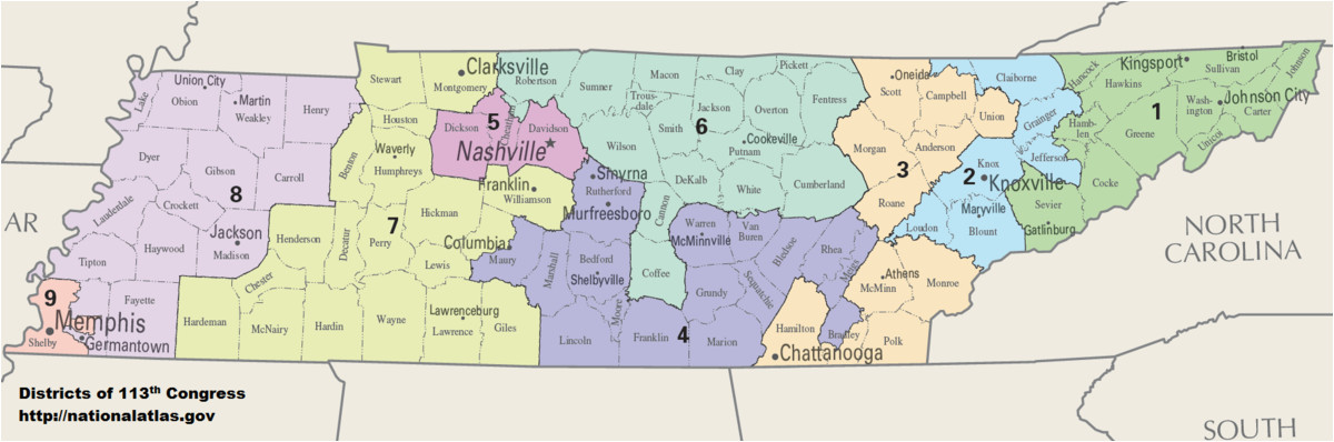 Map to Nashville Tennessee Tennessee S Congressional Districts Wikipedia