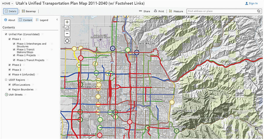 Minnesota Department Of Transportation Road Conditions Map Putting Utah S Transportation Data Online Arcnews