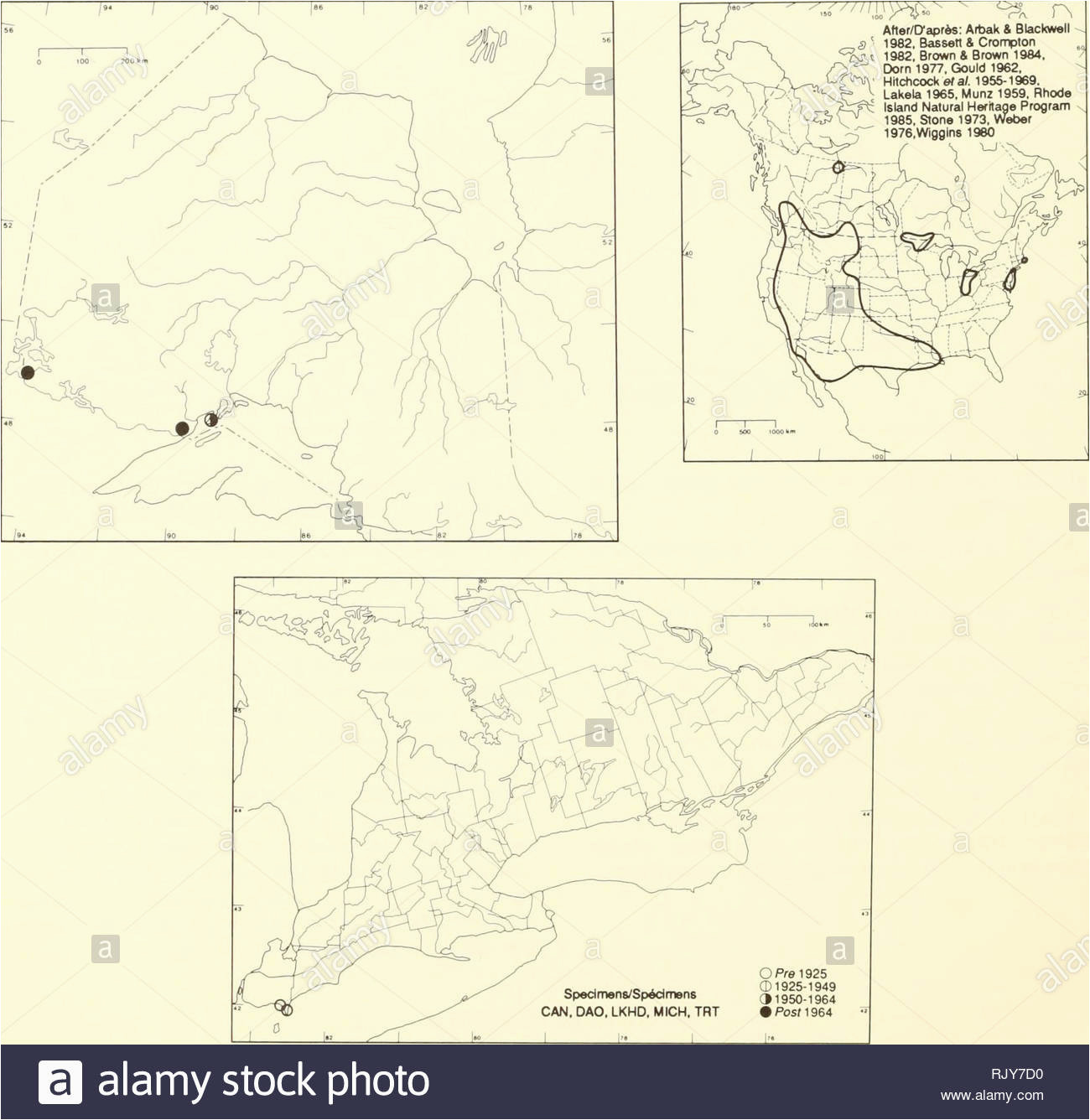 Minnesota Ginseng Map Var R Stockfotos Var R Bilder Seite 4 Alamy