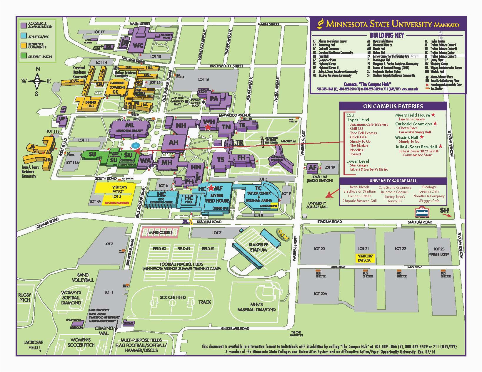 Minnesota State University Mankato Map 22 Simple Minnesota Campus Map Afputra Com