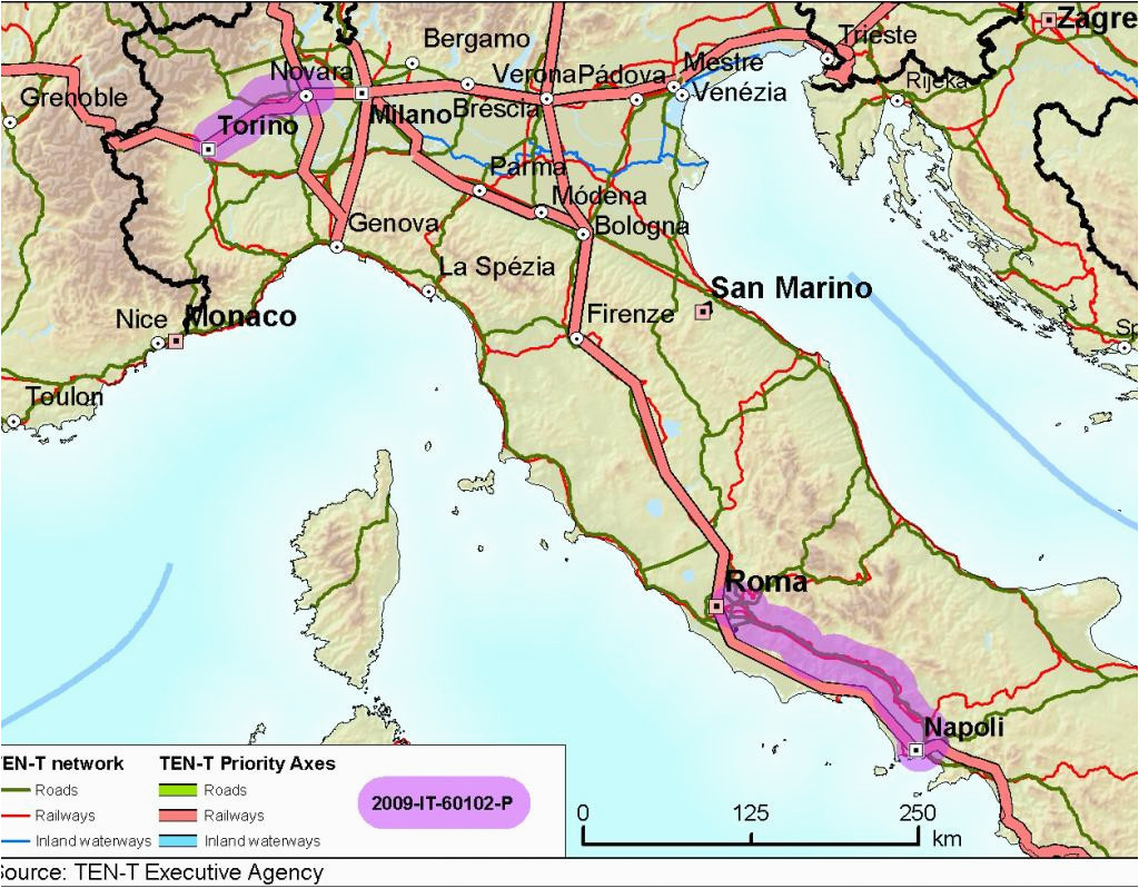 Novara Italy Map 2009 It 60102 P Innovation and Networks Executive Agency