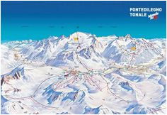 Passo tonale Italy Piste Map 36 Best Piste Maps 16 17 Images Blue Prints Cards Map