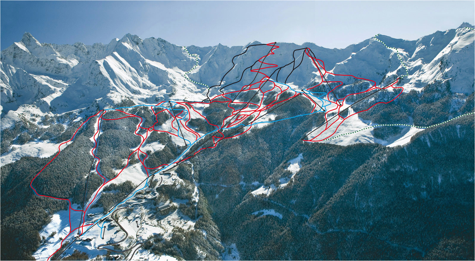 Pila Italy Piste Map Ski Map Pila