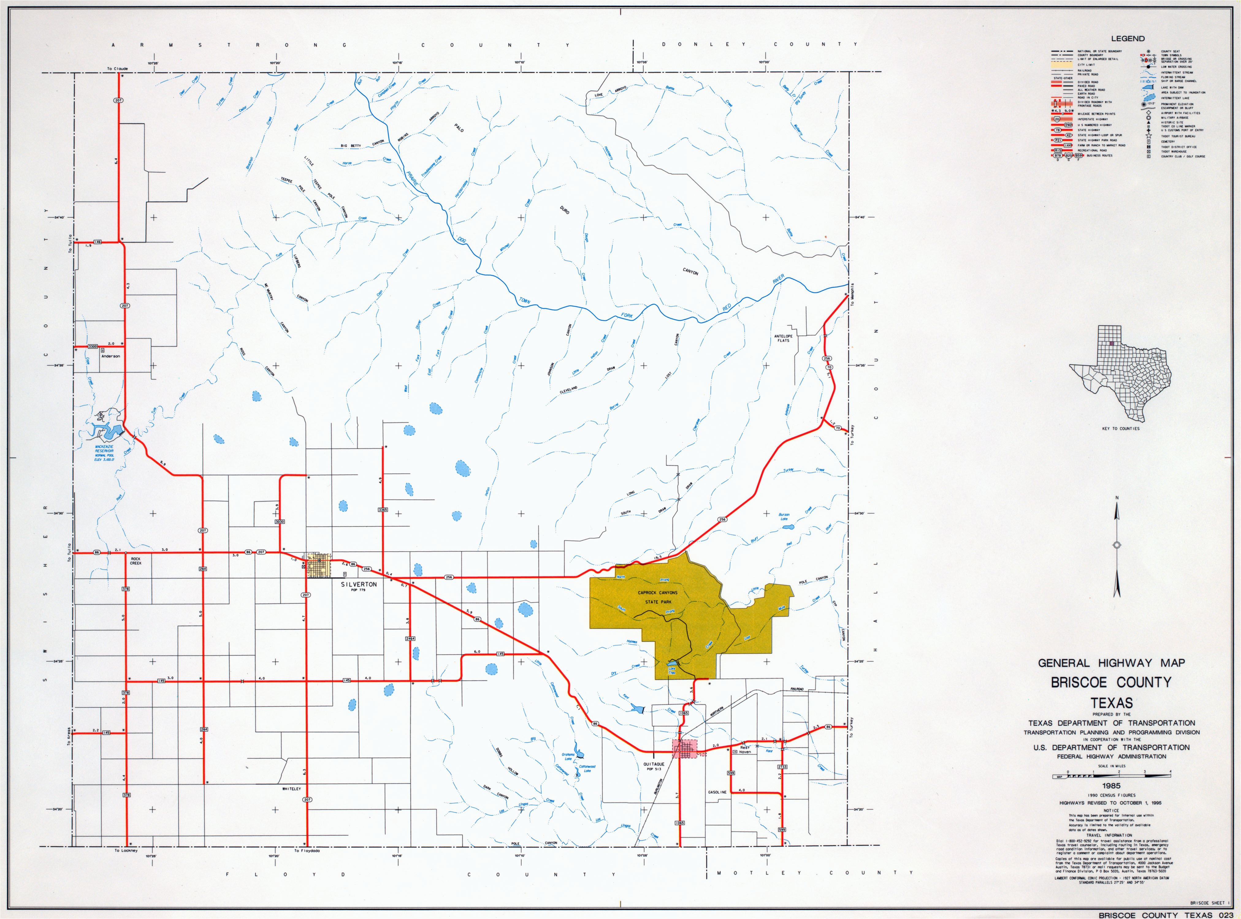 Potter County Texas Map Texas County Highway Maps Browse Perry Castaa Eda Map Collection