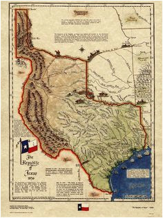 Republic Of Texas Map 1836 86 Best Texas Maps Images Texas Maps Texas History Republic Of Texas