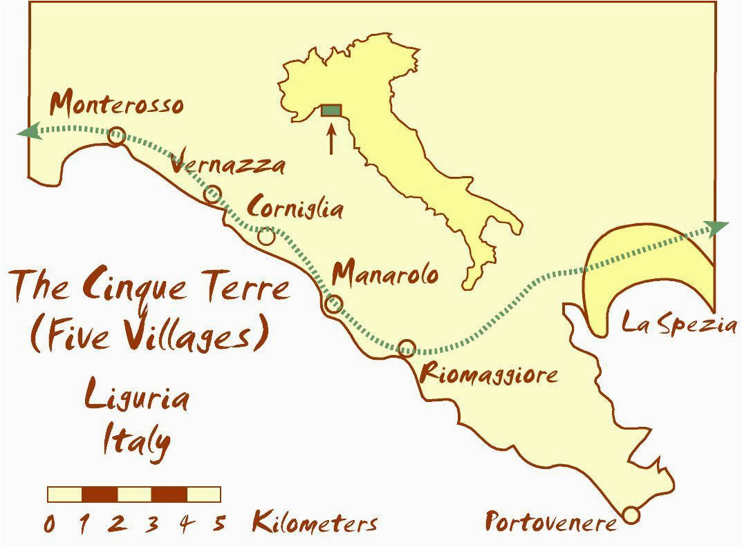 Riviera Italy Map Everything You Need to Know About Cinque Terre In Italy Reisemol