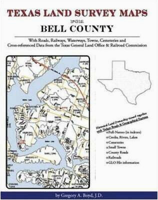 Rusk County Texas Map Texas Land Survey Maps for Bell County with Roads Railways