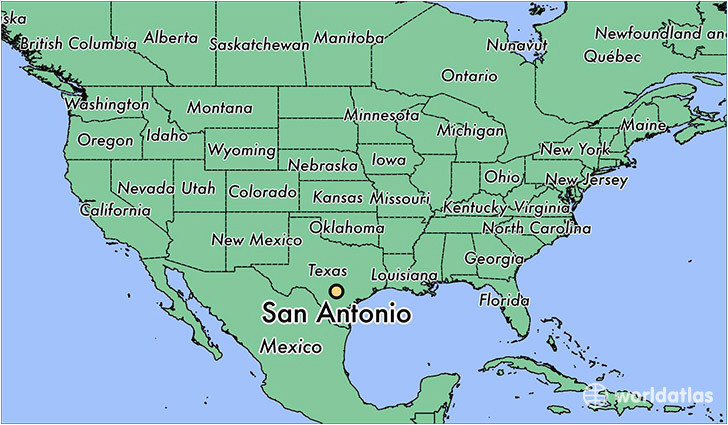 San Antonio Texas On A Map where is San Antonio Tx San Antonio Texas Map Worldatlas Com
