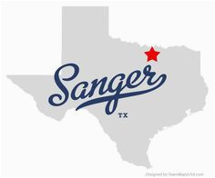 Sanger Texas Map 16 Best Sanger Texas Images Sanger Texas Appliance Packages Art