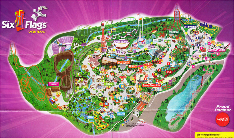 Six Flags Over Texas Arlington Map Six Flags Over Texas Arlington Map Business Ideas 2013