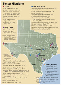 Spanish Missions In Texas Map Texas Missions Map Business Ideas 2013