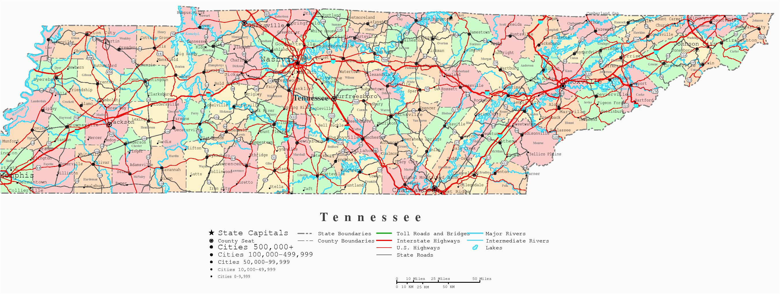 Tennessee City Map with Counties County Map Tenn and Travel Information Download Free County Map Tenn