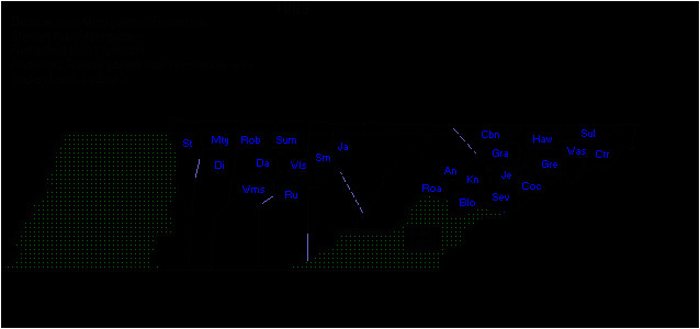 Tennessee Counties Map with Cities Old Historical City County and State Maps Of Tennessee