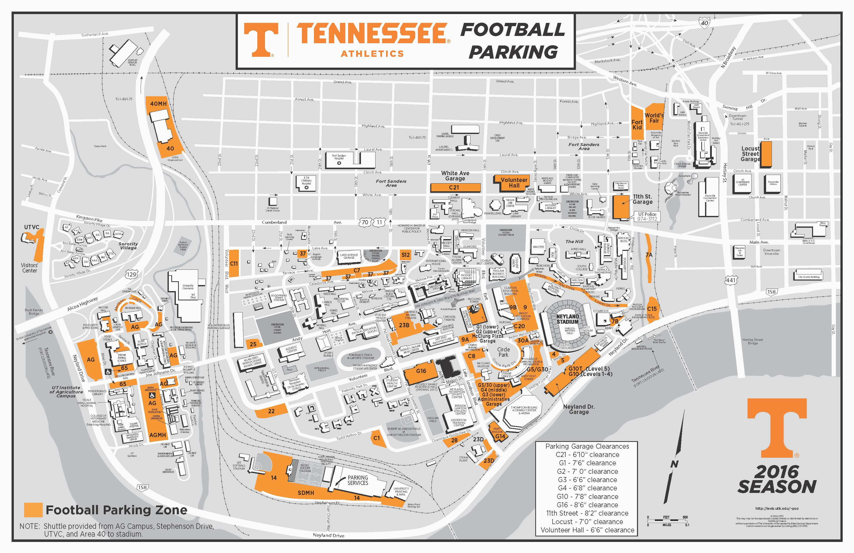 Tennessee Football Parking Map University Of Texas Parking Map Business Ideas 2013