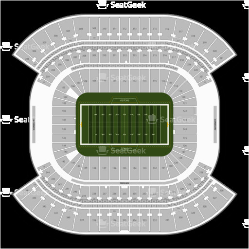 Tennessee Titans Parking Map Nissan Stadium Seating Chart Map Seatgeek