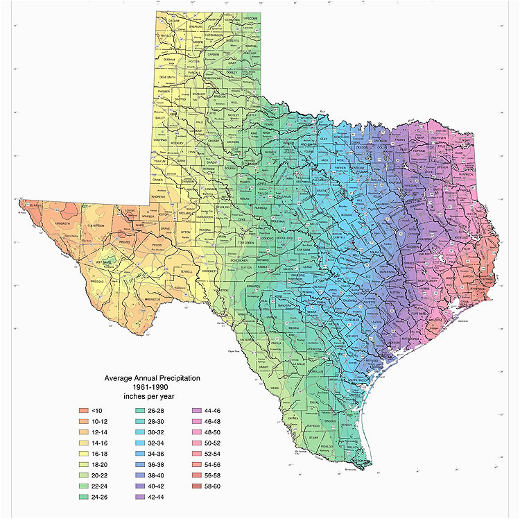 Texas Average Rainfall Map Texas Average Rainfall Map Business Ideas 2013