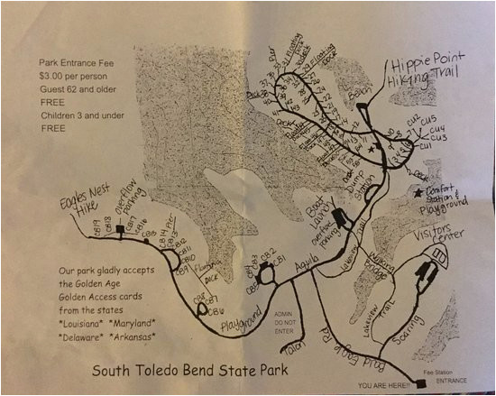 Texas Campgrounds Map Campground Map Layout Picture Of south toledo Bend State Park