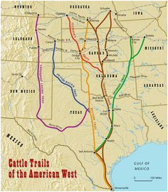 Texas Cattle Trails Map 56 Best Cattle Drive Images In 2019 Cattle Drive Trail Great Western