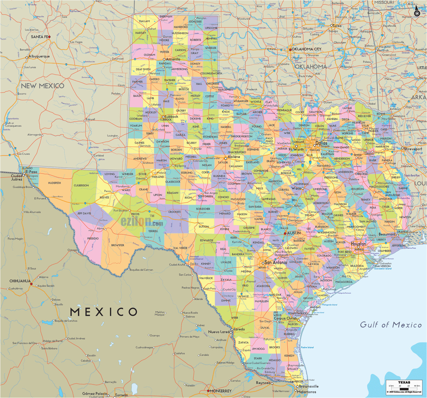 Texas Counties Map with Names Counties Texas Map Business Ideas 2013