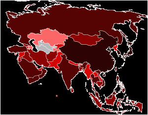 Texas Flu Map 2009 Flu Pandemic In asia Wikipedia