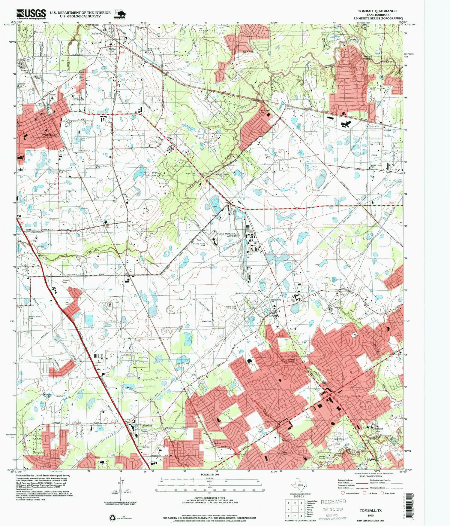 Texas Geological Survey Maps tomball Quadrangle the Portal to Texas History