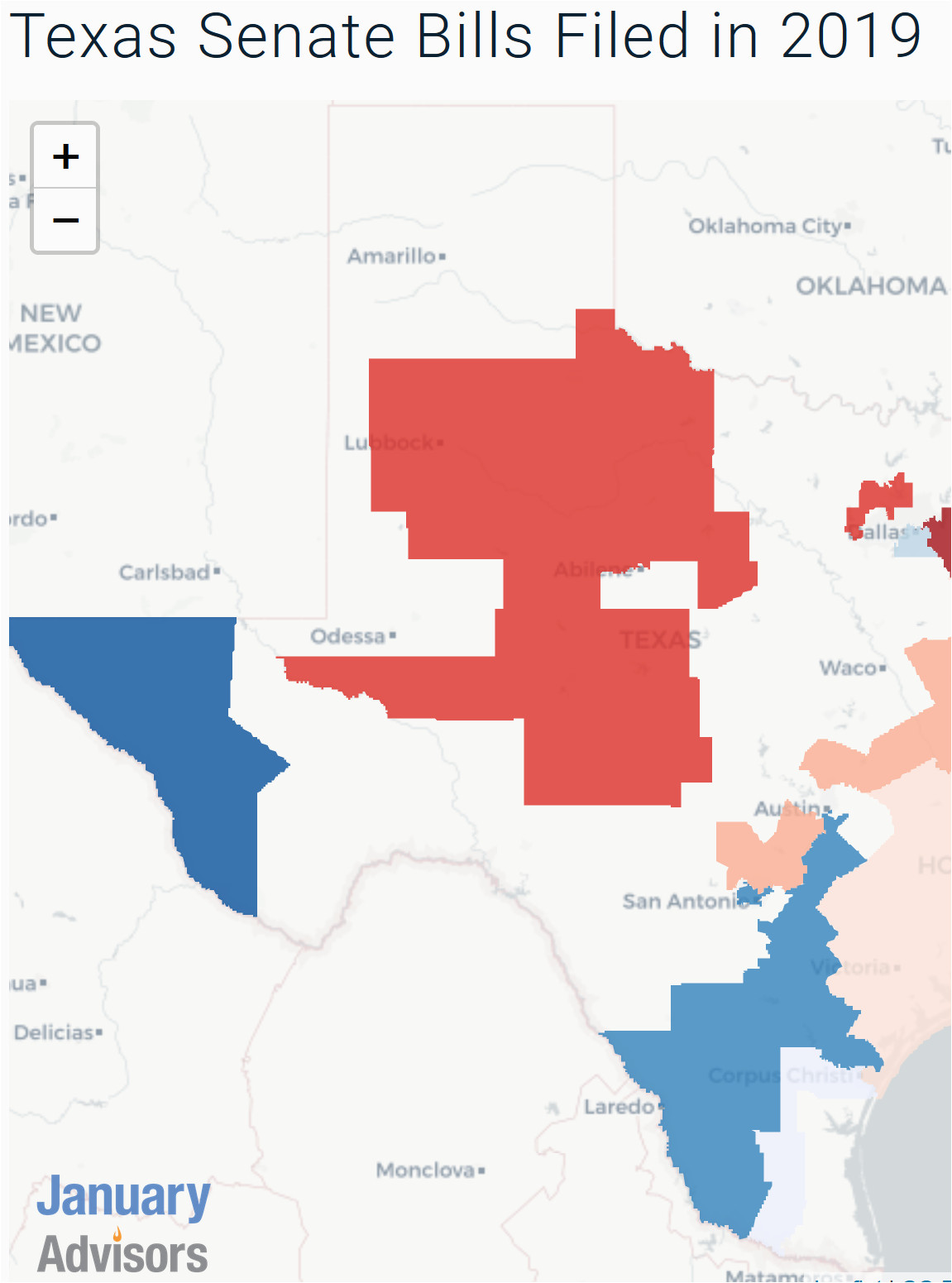 Texas Legislature Map We Made An Interactive Map that Updates Daily Of All the Bills