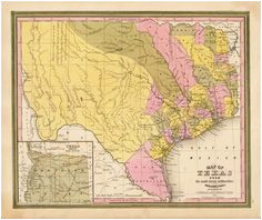 Texas Map 1850 221 Delightful Texas Historical Maps Images In 2019 Historical