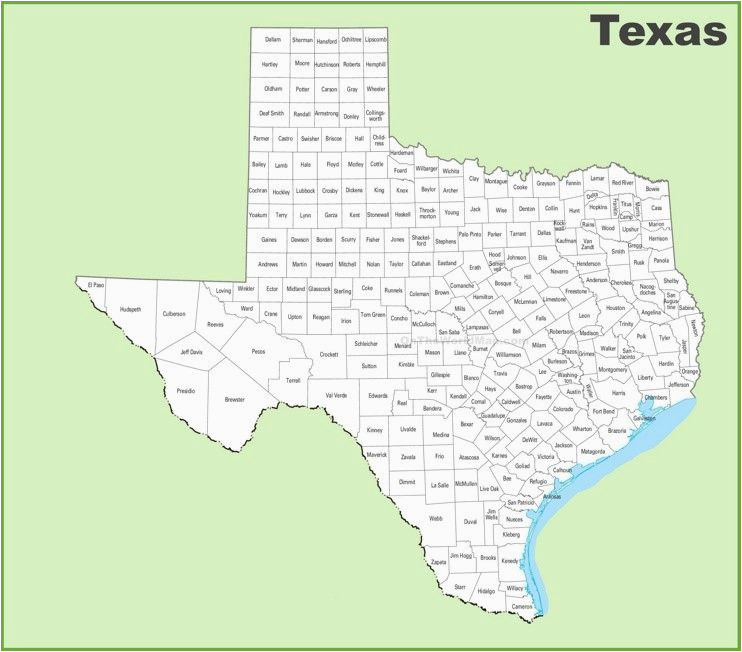 Texas Maps with towns Texas County Map Favorite Places Spaces Texas County Map