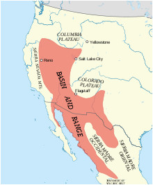 Texas Mountain Ranges Map Basin and Range Province Wikipedia