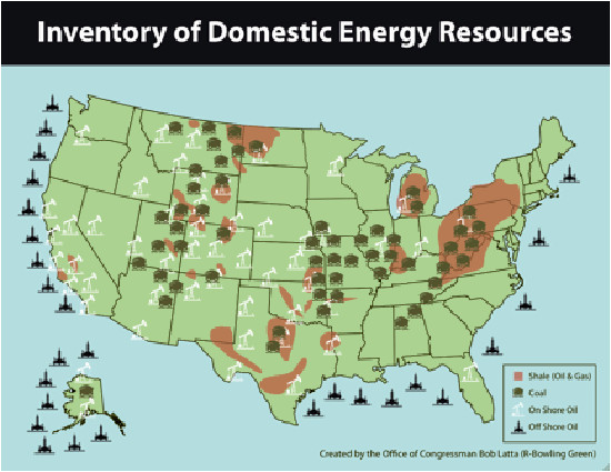 Texas Natural Resources Map Natural Resources Map Of Usa Location Of Domestic Energy