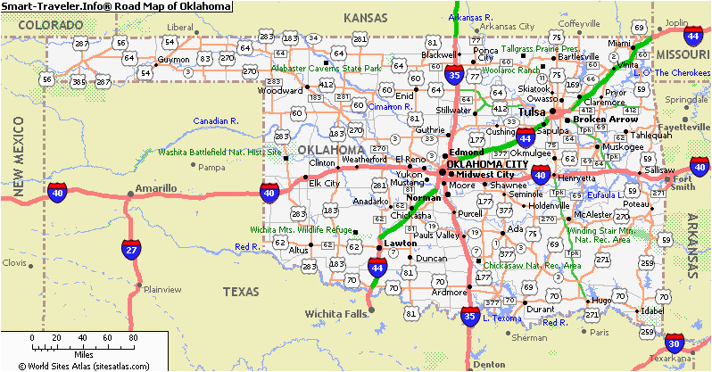 Texas Oklahoma Road Map Road Map Of Oklahoma and Texas Business Ideas 2013
