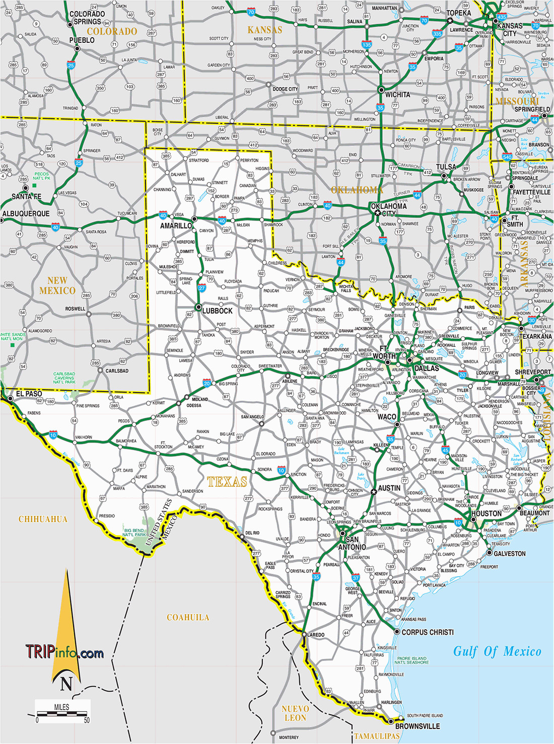 Texas Panhandle Road Map Texas Road Map Business Ideas 2013