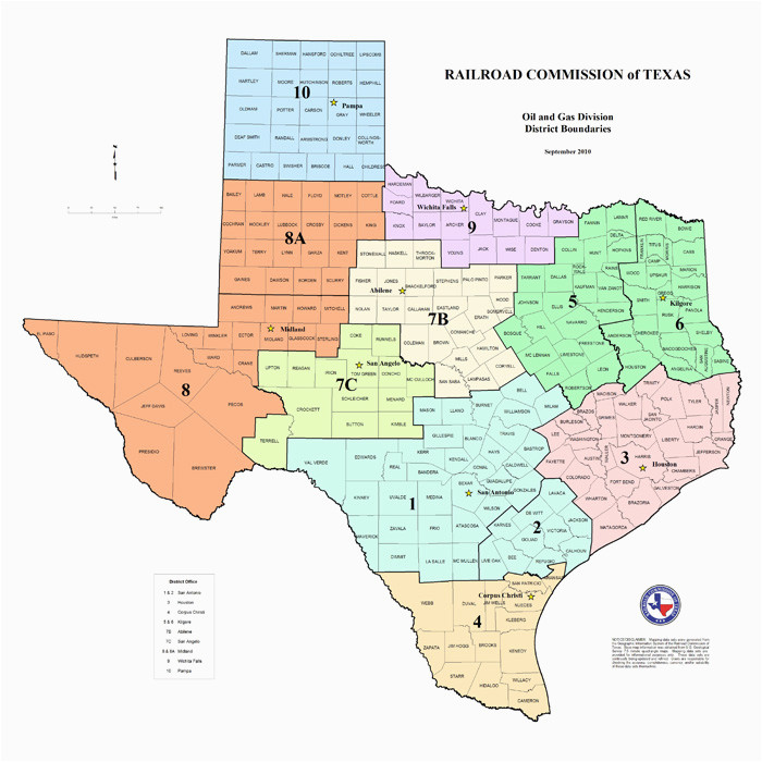 Texas Railroad Commission Map Texas Rrc Map Business Ideas 2013