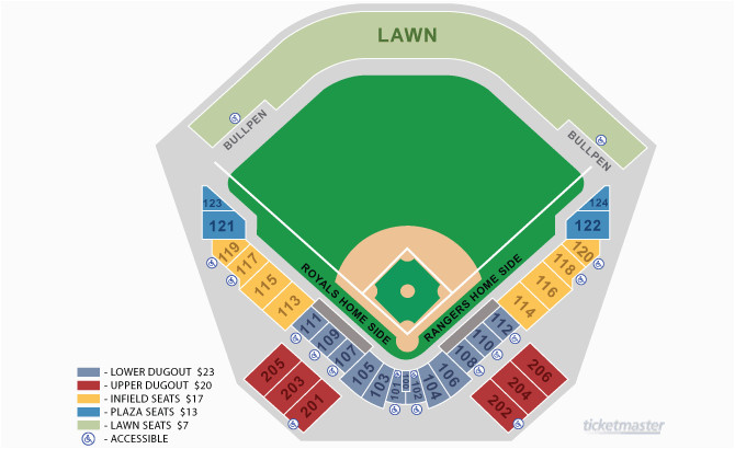 Texas Rangers Map Of Stadium Surprise Stadium Seating Chart