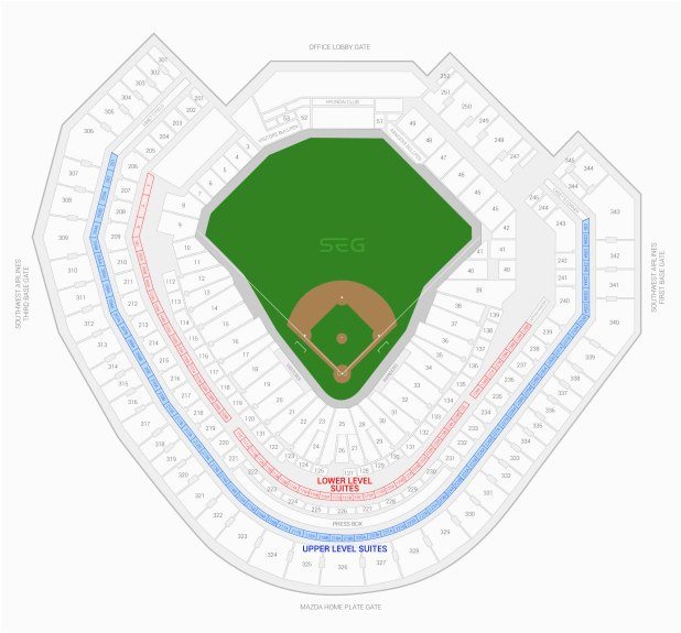 Texas Rangers Suite Map 40 Rangers Ballpark Seating Chart with Seat Numbers Inspiration