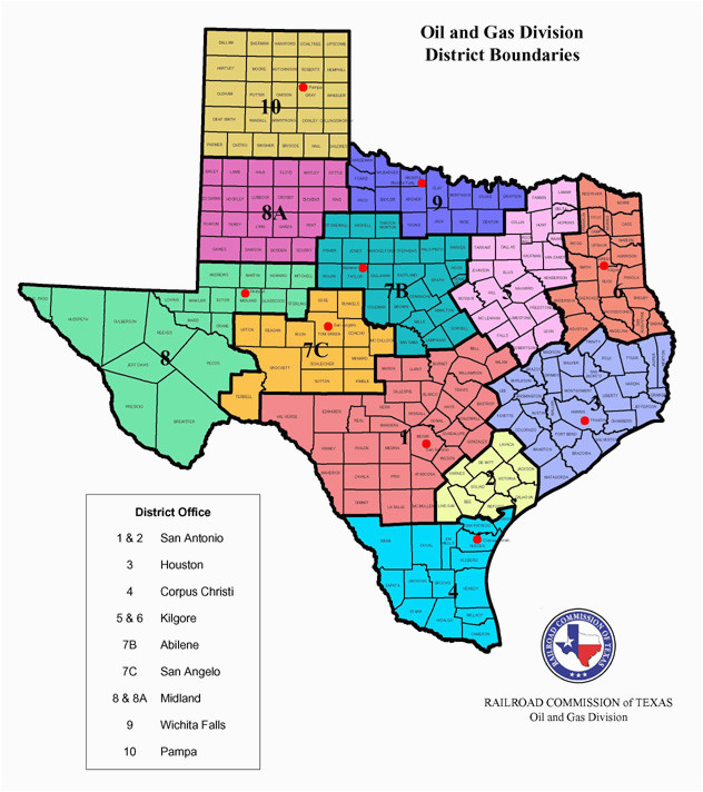 Texas Rrc District Map Texas Rrc Map Business Ideas 2013