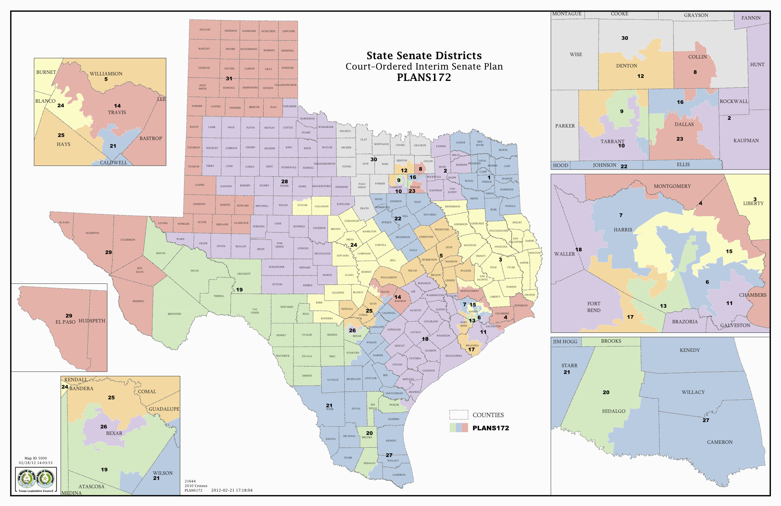 Texas Senate District Map Texas Senate Map Business Ideas 2013