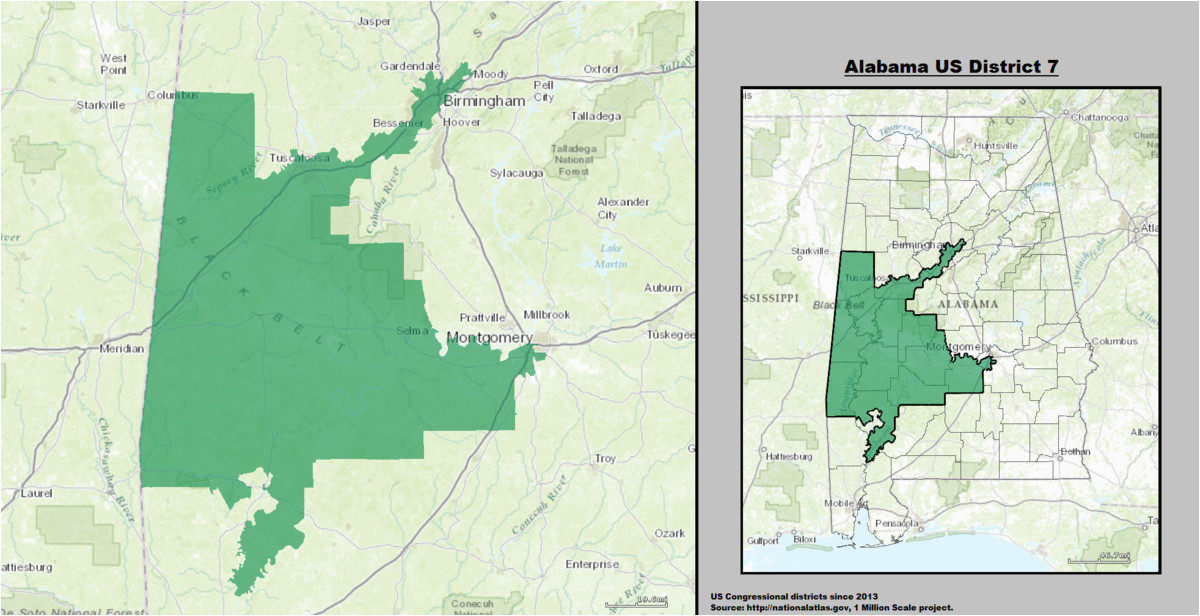 Texas State House District Map Alabama S 7th Congressional District Wikipedia