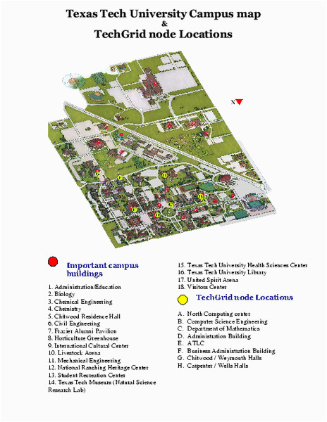 Texas Tech Maps New Ttu Campus Map Bressiemusic