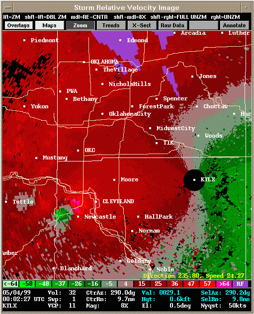 Texas tornado Map the Great Plains tornado Outbreak Of May 3 4 1999 Radar Imagery