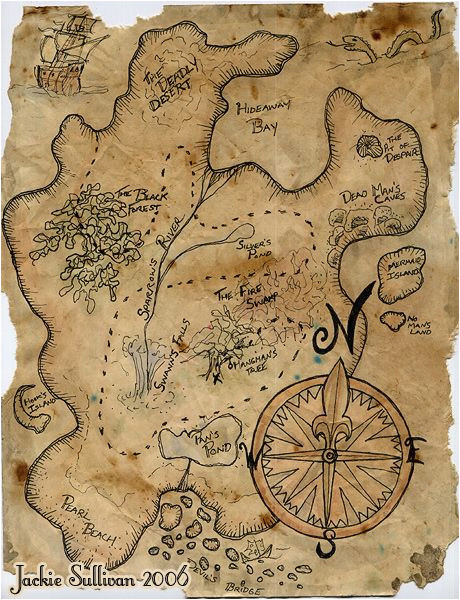 Texas Treasure Maps Treasure Map Project by Jackieocean Materials Used Plain White